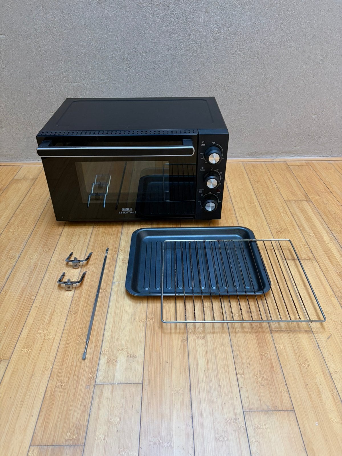 Nibets - mini oven with rotisserie - DC285, Ophalen of Verzenden, Zo goed als nieuw, Minder dan 45 cm