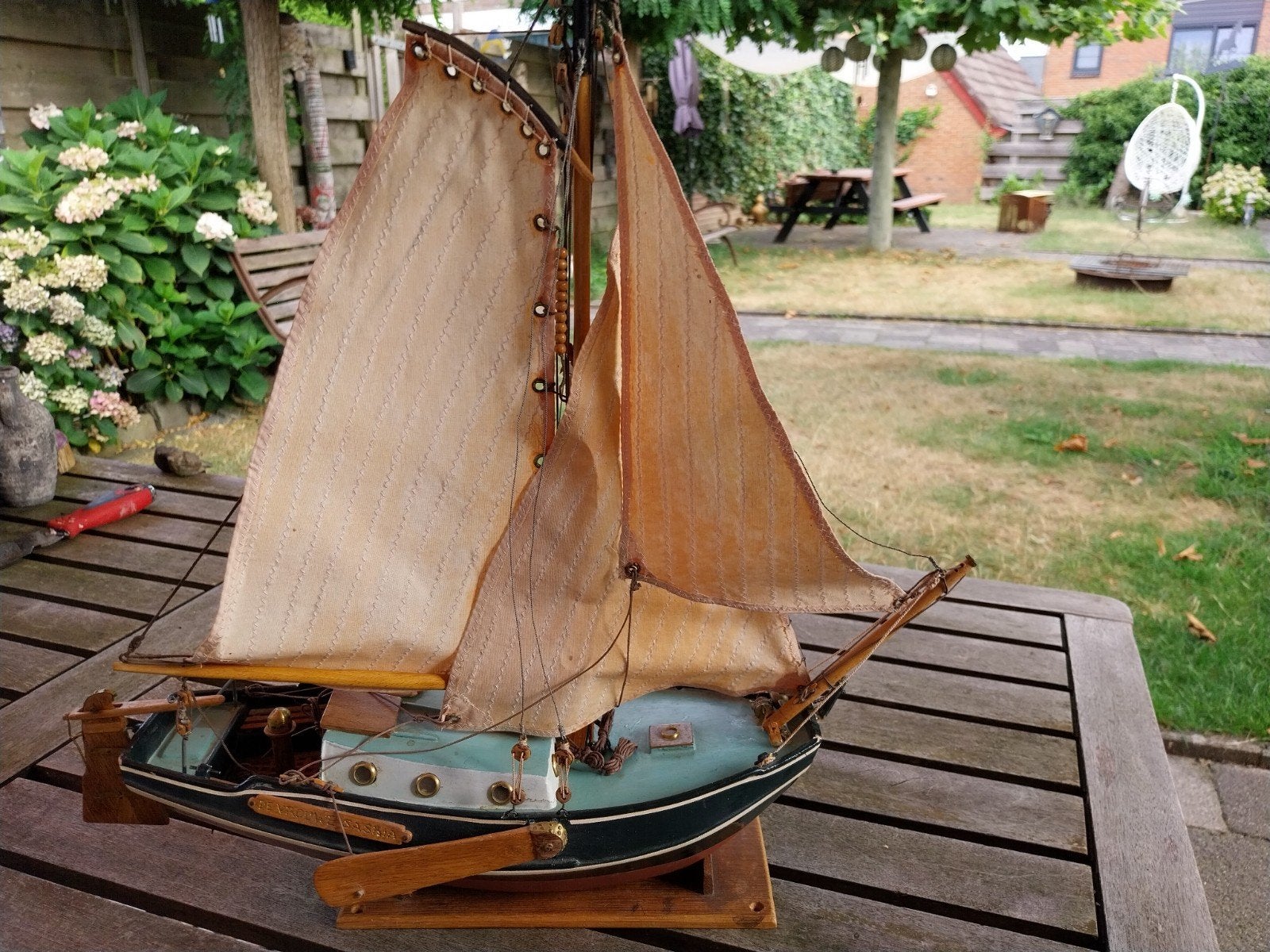 De Vrouwe Saskia ..., Hobby en Vrije tijd, Modelbouw | Boten en Schepen, Gebruikt, 1:32 tot 1:50, Ophalen of Verzenden