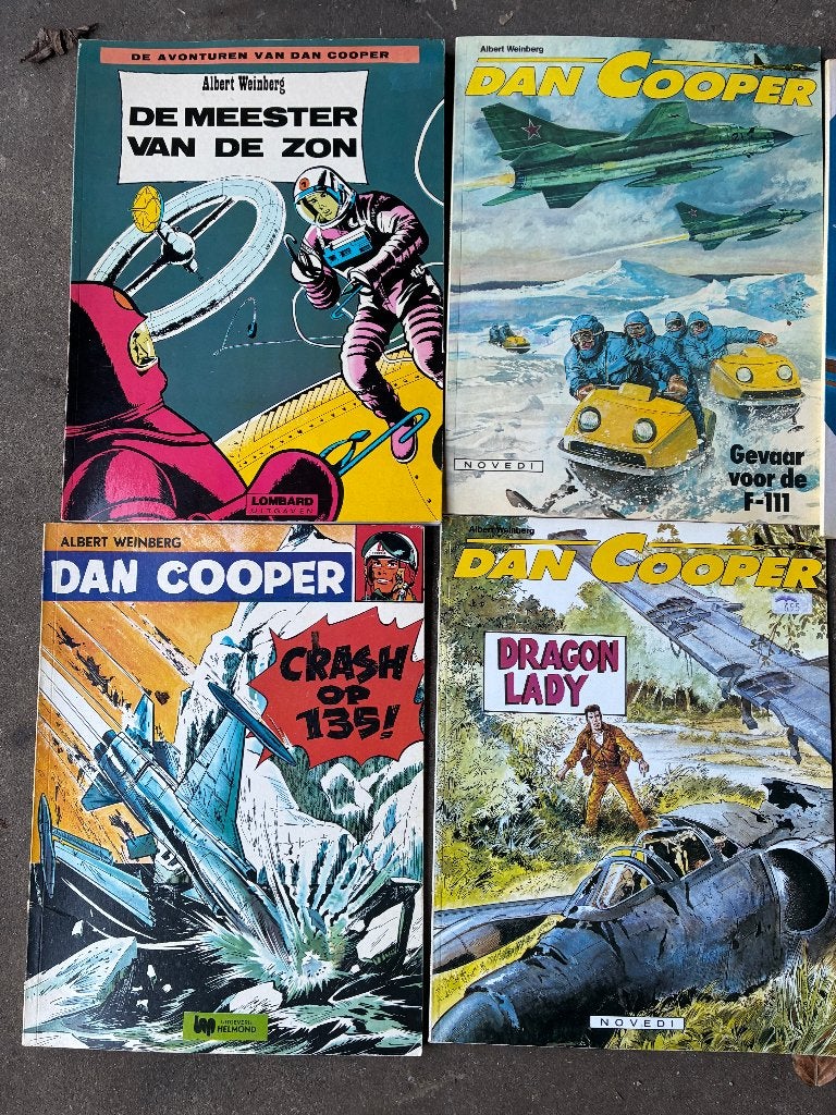 LOSSE VERKOOP ; Dan Cooper , diverse delen , zie foto's, Meerdere stripboeken, Ophalen of Verzenden, Zo goed als nieuw, Albert Weinberg