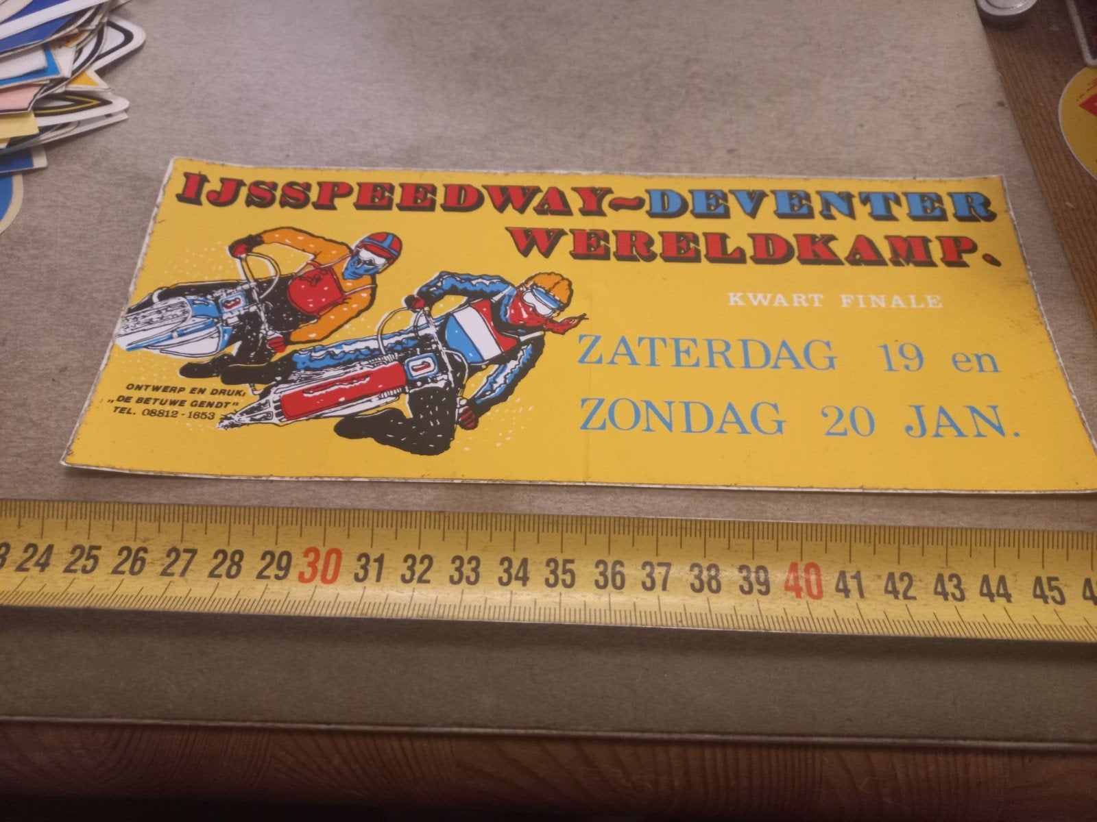 ijsspeedway Deventer wereldkampioen, Eén persoon