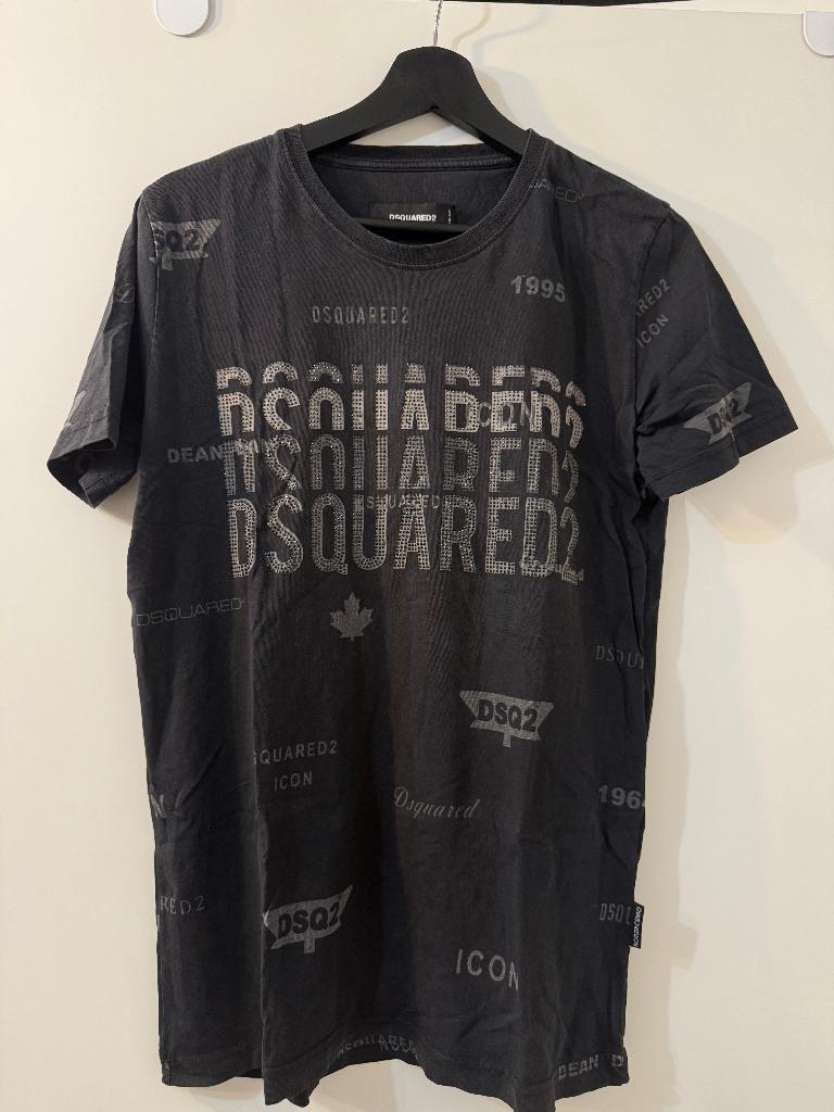 DSQUARED2 Men T-Shirt, size S/M, Dsquared2, Halswijdte 38 (S) of kleiner, Zwart, Ophalen of Verzenden
