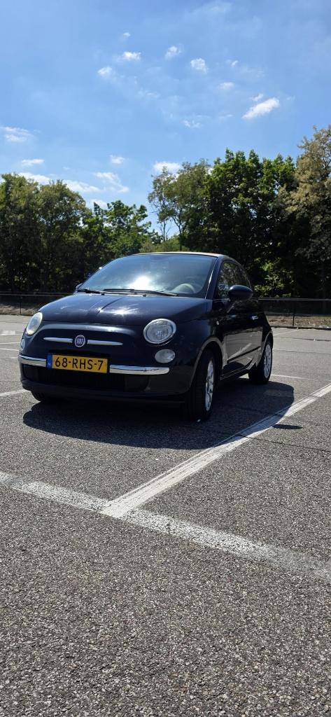 Fiat 500 1.2 C 2011 Blauw Met Android 10 scherm, 4 cilinders, Origineel Nederlands, Handgeschakeld, Particulier