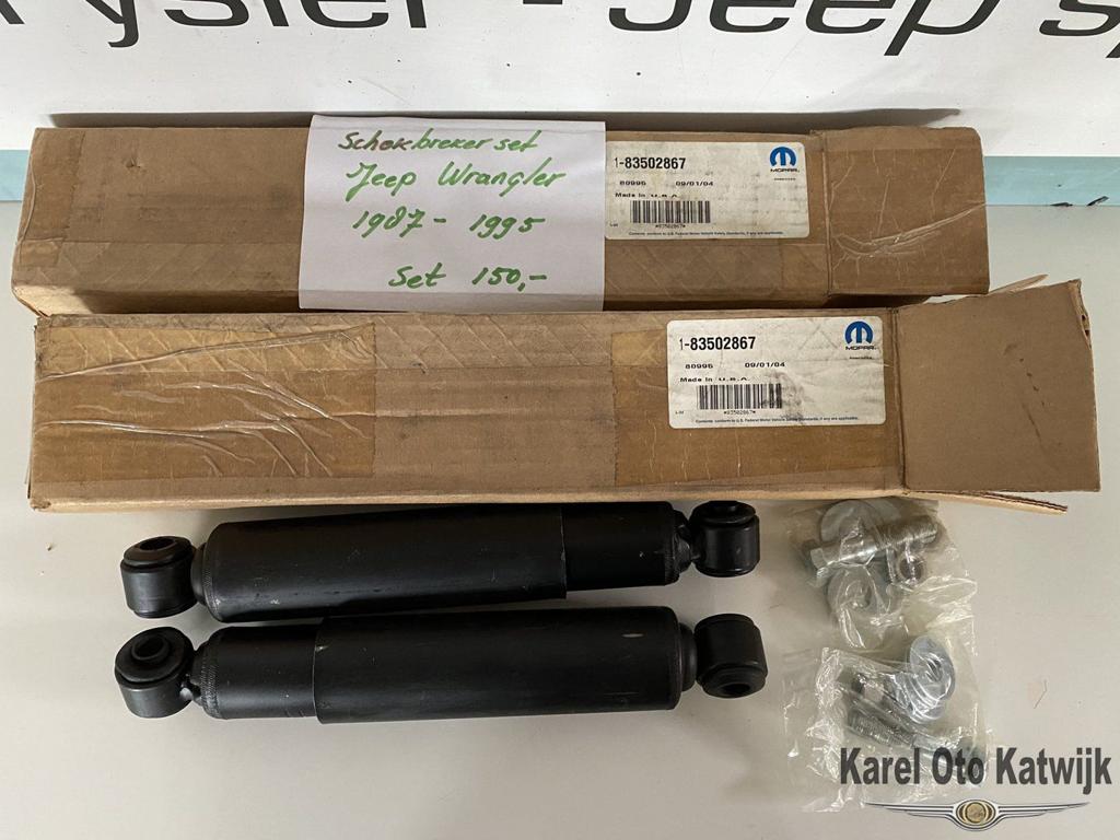 Schokbreker / demper set Jeep Wrangler 1987-1995, -, -, Nieuw, Ophalen of Verzenden