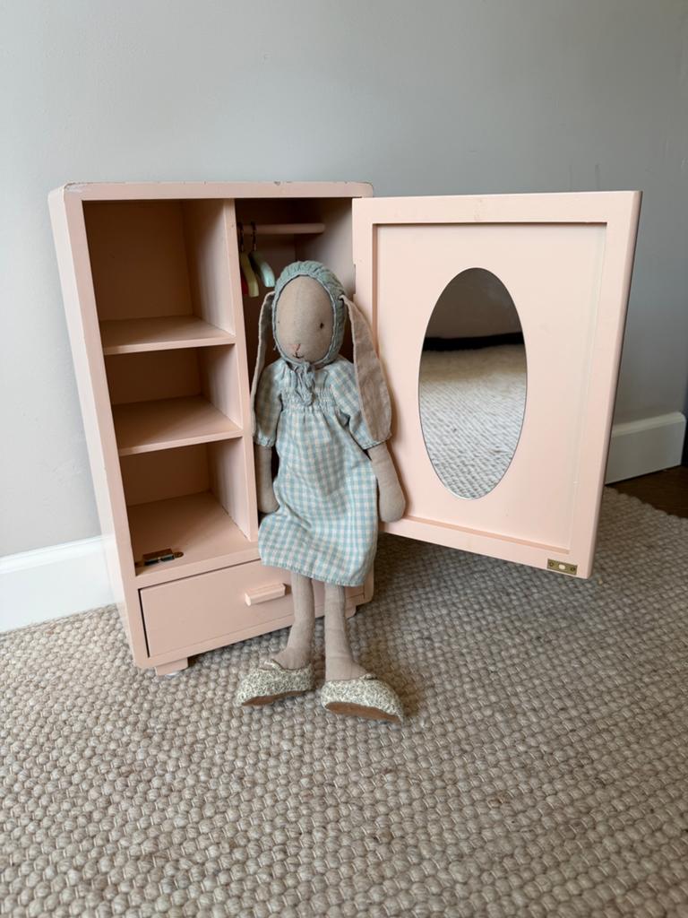 Roze houten Maileg kledingkastje voor poppen & knuffels, Ophalen, Gebruikt