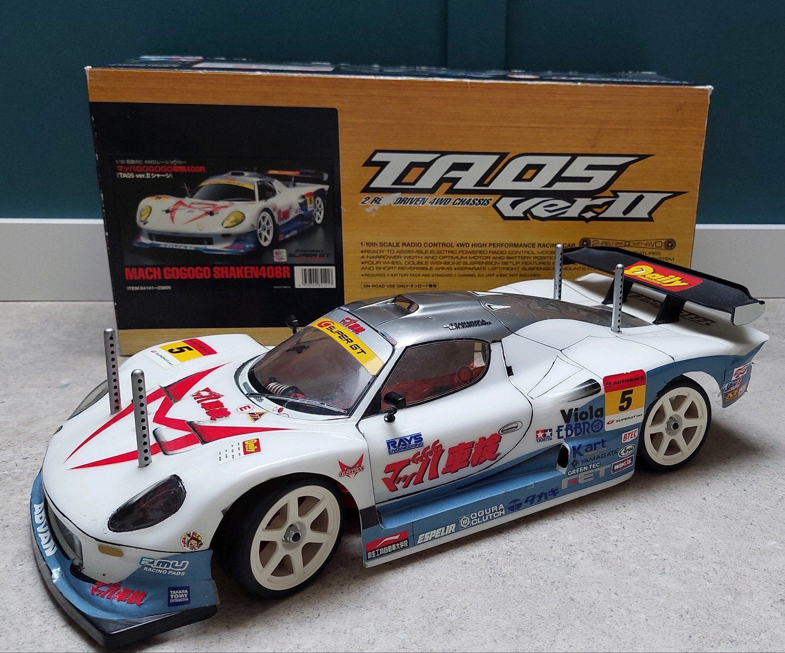 Nieuwe Tamiya TA05 IFS Ver.II Mach GoGoGo, Hobby en Vrije tijd, Modelbouw | Radiografisch | Auto's, Elektro, Nieuw, Ophalen of Verzenden