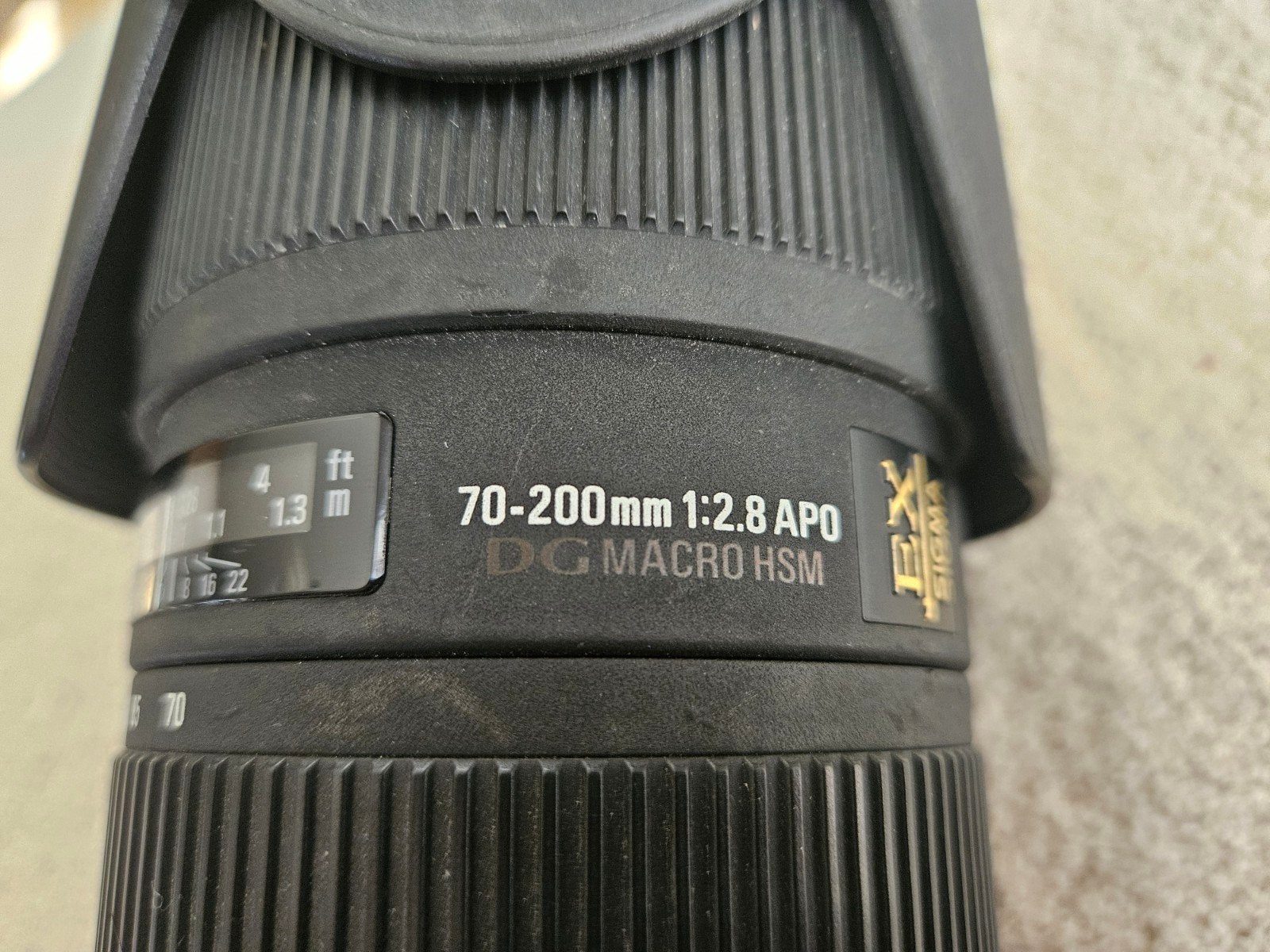 Sigma 70-200mm f/2.8 APO DG MACRO HSM voor Nikon, Gebruikt, Sigma, Zonnekap, Nikon F-mount