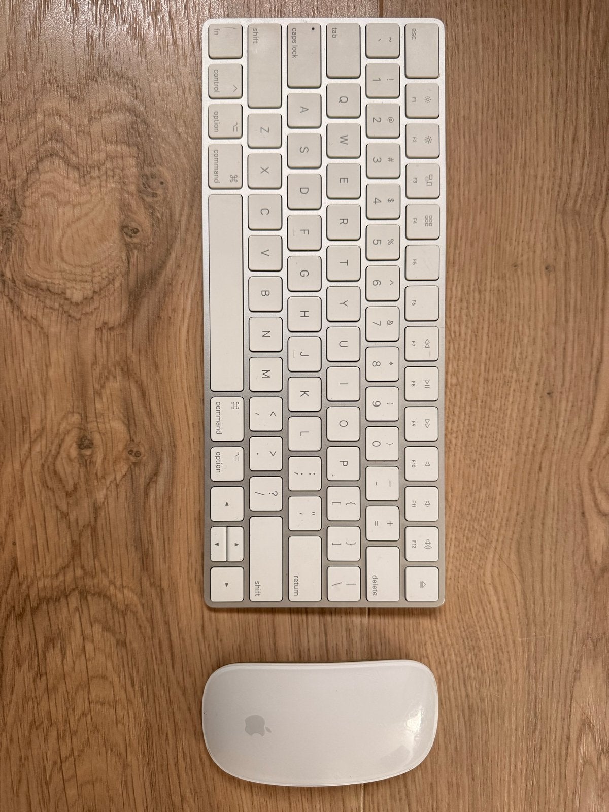 Apple Magic Keyboard & Mouse met Lightning input, Gebruikt, Toetsenbord en muis-set, Ophalen of Verzenden, Draadloos