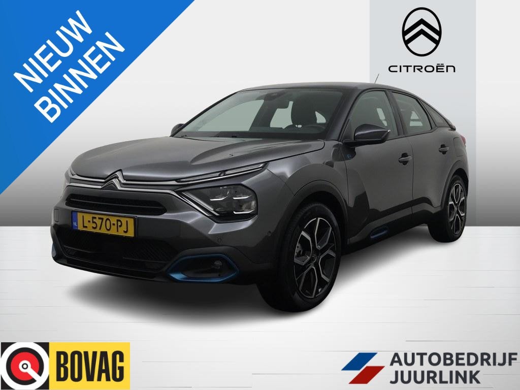 Citroen Ë-C4 Feel Ed 50 kWh SoH.87% H.Leder/Hud/Ad.Cruise/, Auto's, Dealer onderhouden, 136 pk, Gebruikt, Leder en Stof