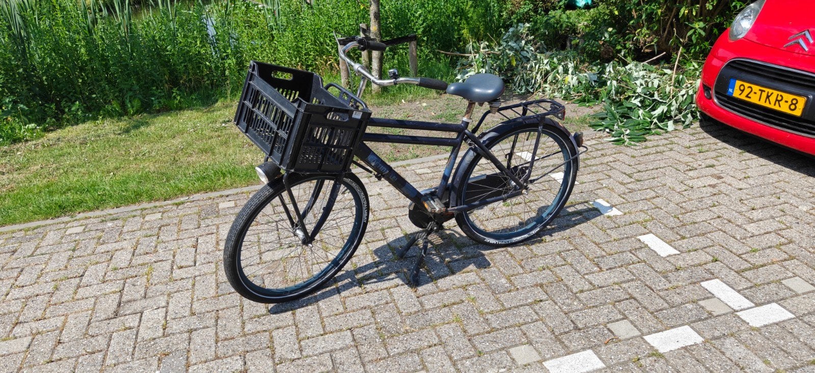 Cortina jongens fiets, Fietsen en Brommers, Overige merken, Terugtraprem, Gebruikt, Minder dan 49 cm