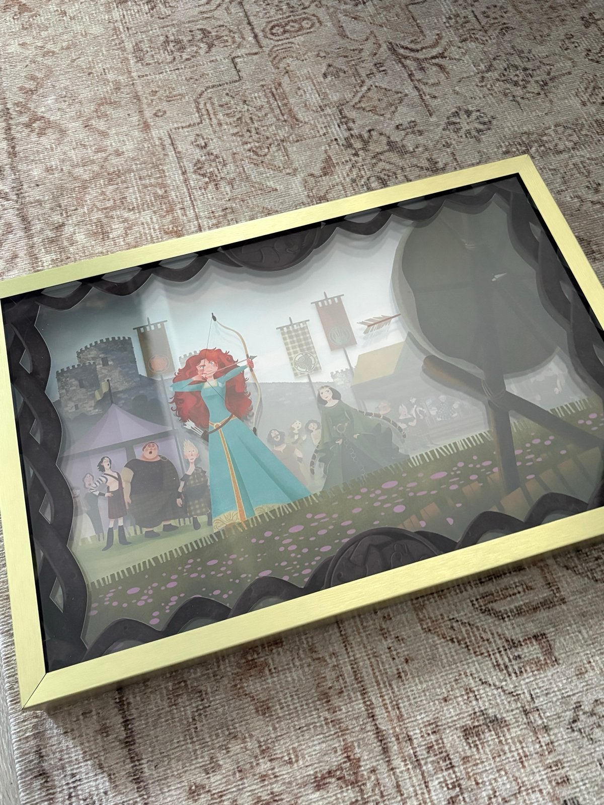 Disney Brave Merida 3D Shadow Box Limited Edition, Ophalen of Verzenden