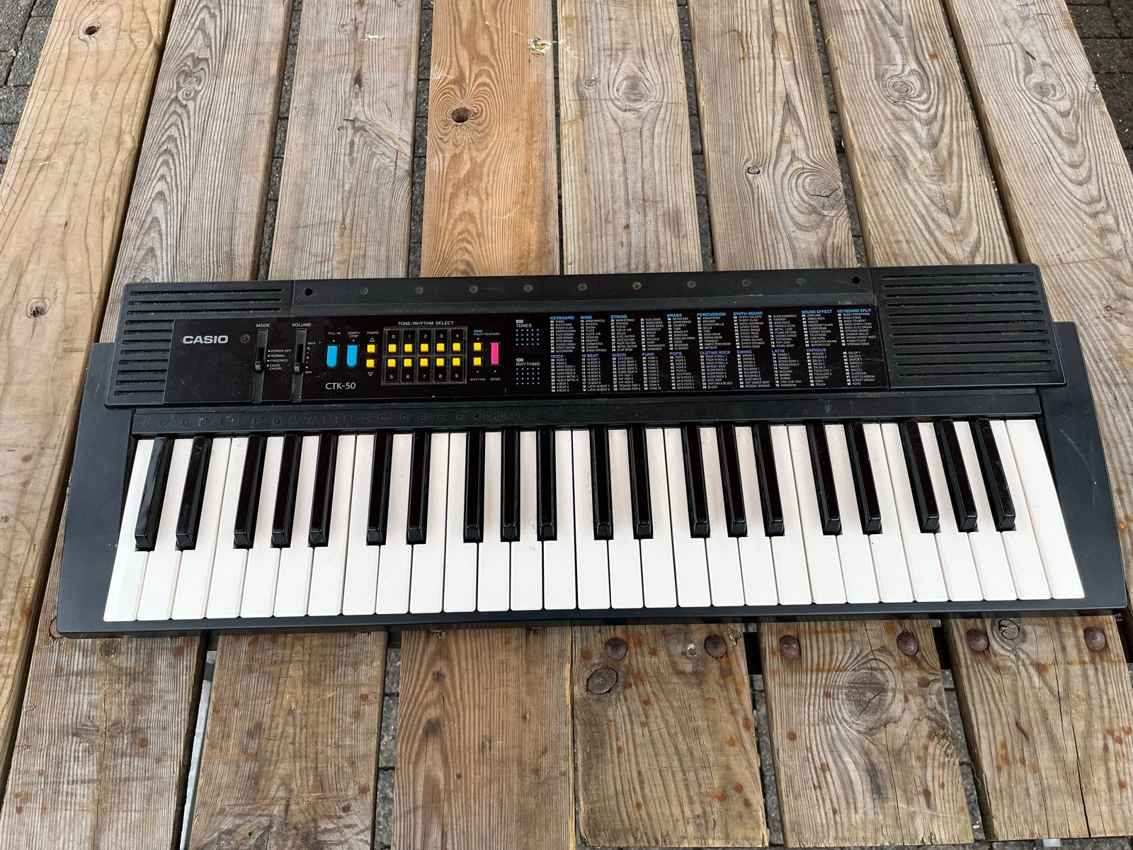 Casio CTK-50 Keyboard - Vintage Synthesizer, Muziek en Instrumenten, Keyboards, Ophalen of Verzenden, Gebruikt, 49 toetsen, Casio