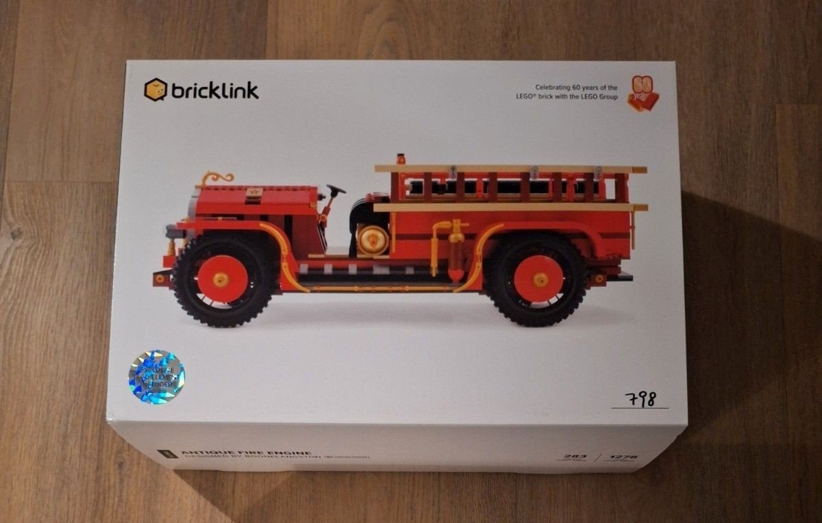 BL19002 Antique Fire Engine Zeldzaam, Ophalen, Lego, Nieuw, Compleet
