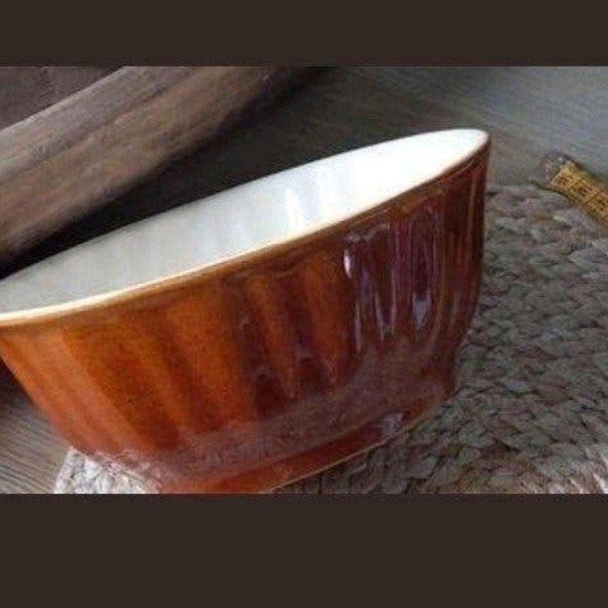 OUDE PORSELEINE PUDDINGVORM GEMERKT, Antiek en Kunst, Ophalen of Verzenden