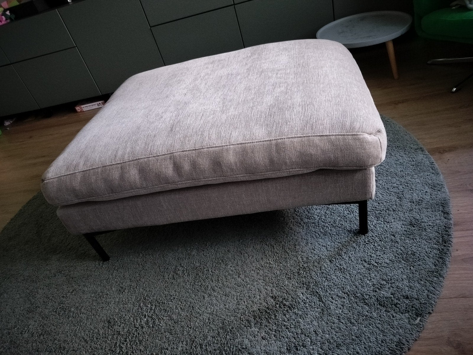 Zuiver Hocker Summer Latte, Ophalen, 100 tot 125 cm, Zo goed als nieuw, Stof