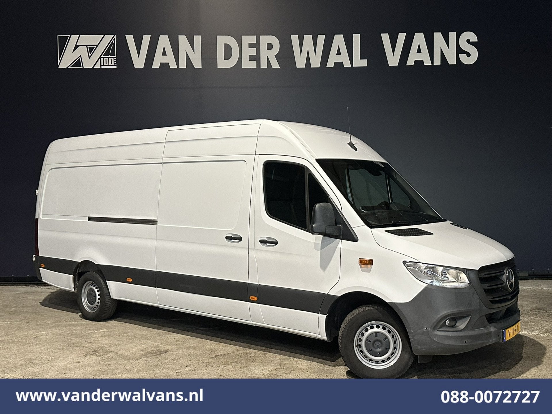 Mercedes-Benz Sprinter 317 CDI 170pk L3H2 Euro6 Airco | 360, Auto's, Bestelauto's, Gebruikt, 4 cilinders, 2000 kg, Wit
