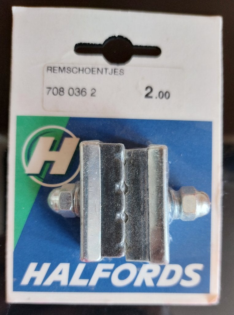 Fietsremschoentjes uit de oude doos - Halfords ongebruikt nw, Ophalen, Overige typen