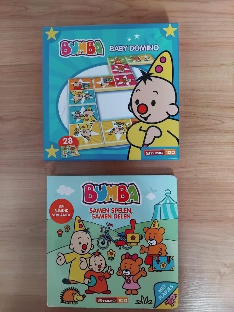BUMBA DOMINO + BOEK, Ophalen, Zo goed als nieuw, Ontdekken