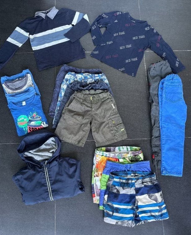 Kledingpakket jongen 110/116 (16 stuks), Ophalen of Verzenden, Gebruikt, Maat 110