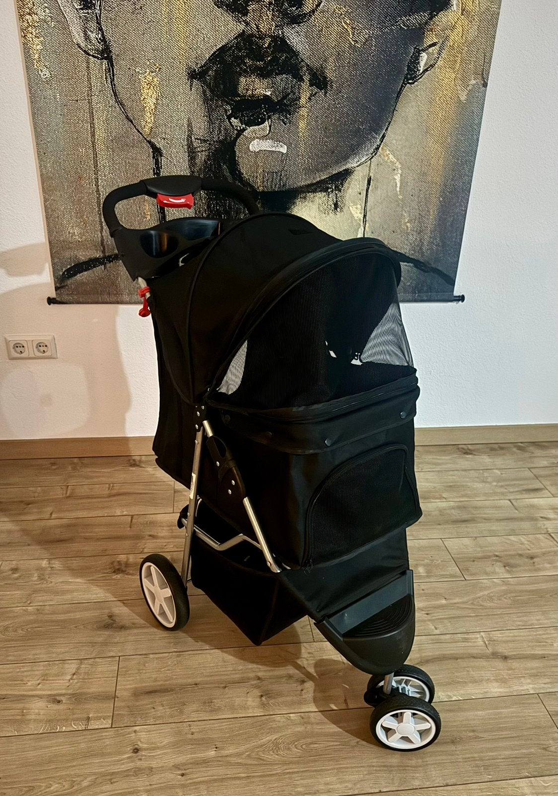 Honden buggy, Ophalen, Zo goed als nieuw, Hondenbuggy