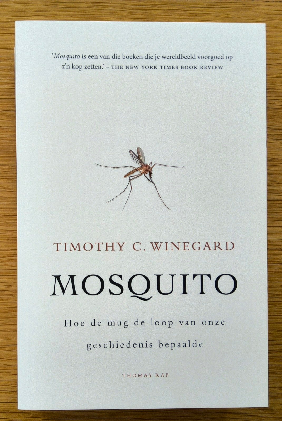 Mosquito. De mug en de geschiedenis van de mens., Ophalen of Verzenden, Zo goed als nieuw