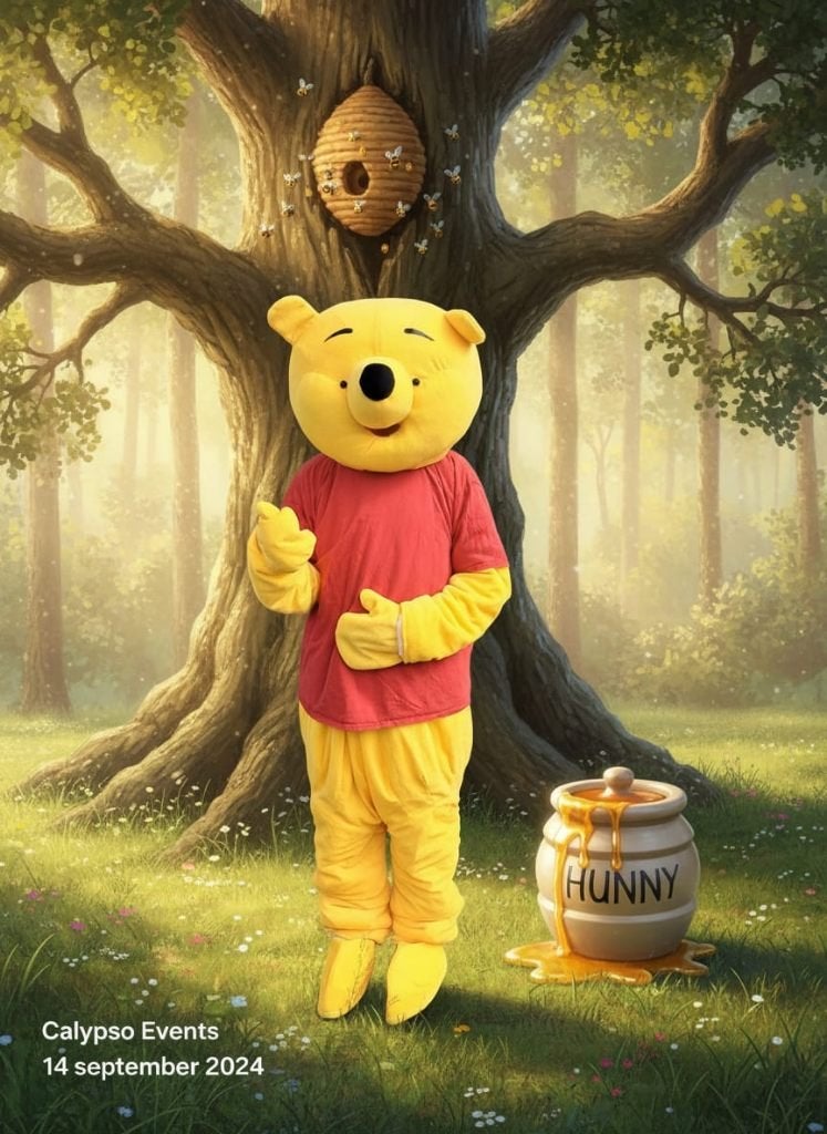 Winnie The Pooh, Ophalen of Verzenden, Zo goed als nieuw, Verjaardag