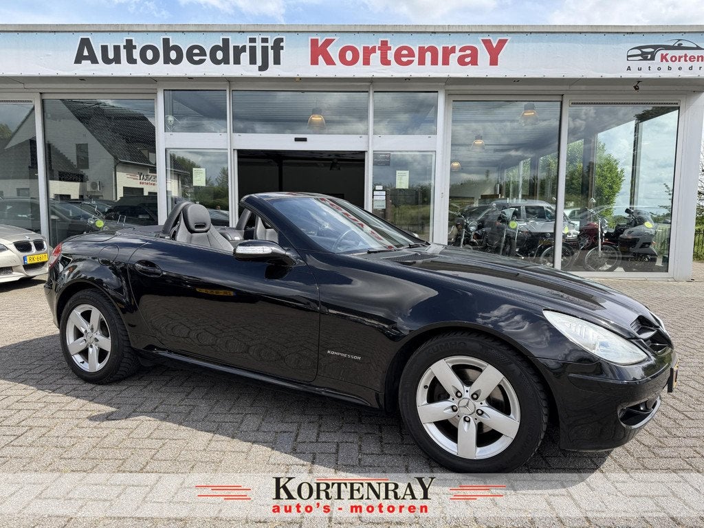Mercedes-Benz SLK-klasse 200 K. NAP nw apk,airscarfaut,cruis, Auto's, Automaat, Gebruikt, 4 cilinders, Cabriolet