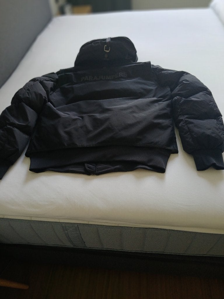 Parajumper carrier-Hooded Bomber heren Zwart Maat M, Maat 48/50 (M), Zwart, Parajumpers, Ophalen of Verzenden