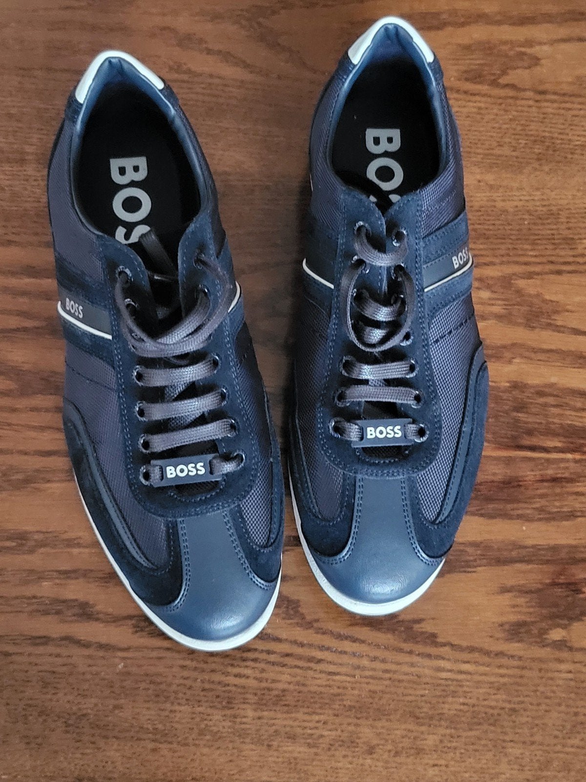 HUGO BOSS Sneakers Donkerblauw maat 42 Luxe he, Ophalen of Verzenden, Zo goed als nieuw, Overige typen, Overige merken