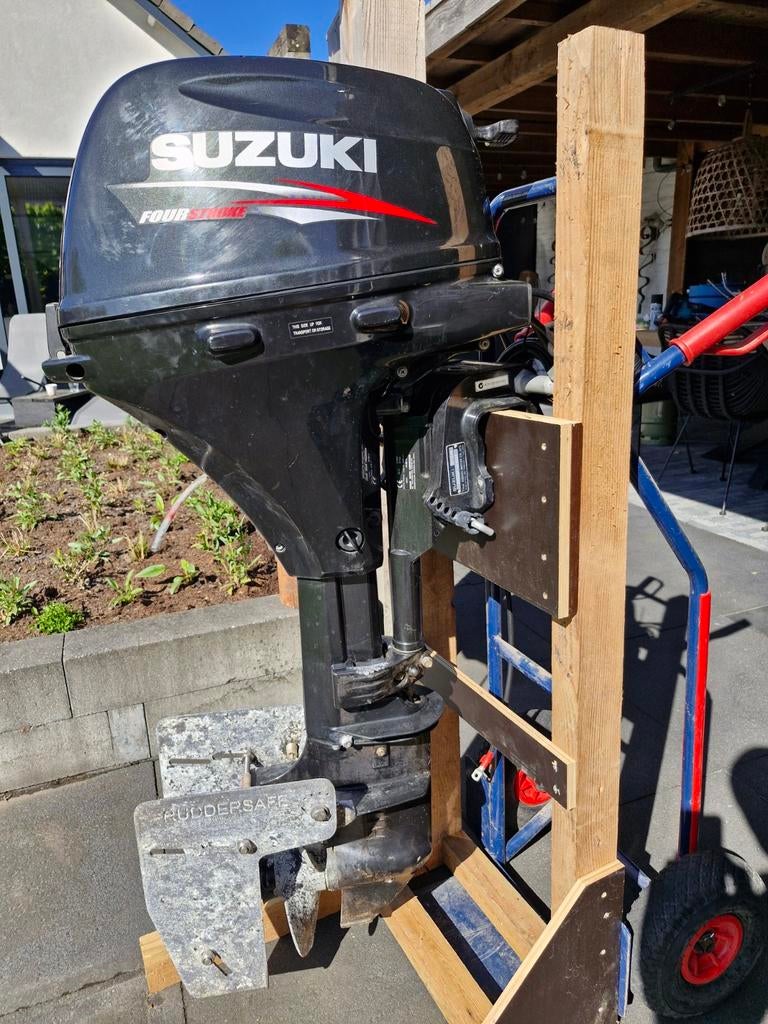 Suzuki DF15A Elektrische start afstandbediening 15 pk, Ophalen, 10 tot 30 pk, Gebruikt, Viertaktmotor