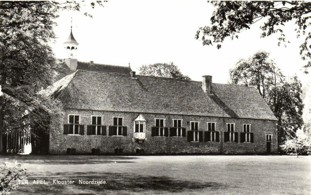 Ter Apel, Klooster Noordzijde - ongelopen, Ophalen of Verzenden, 1960 tot 1980, Ongelopen, Groningen