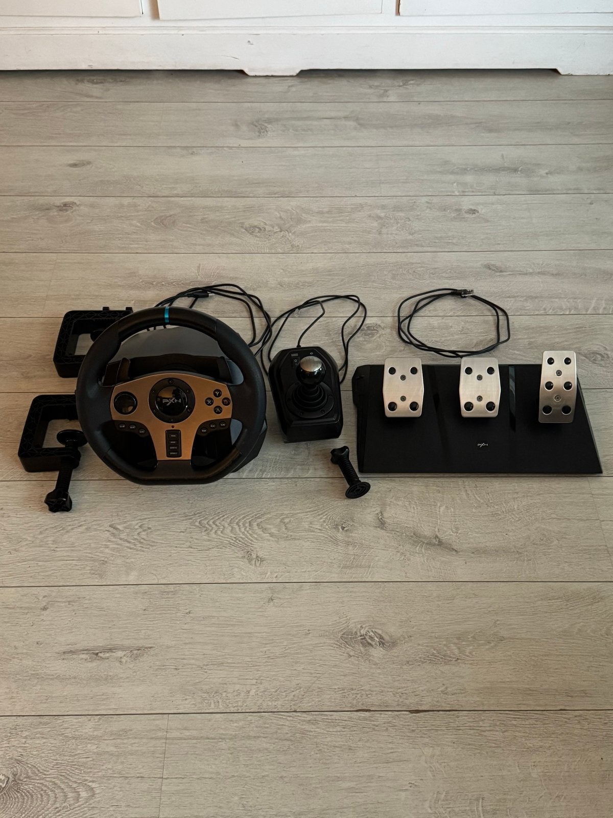 PXN V9 Gaming Stuurwiel met Pedalen en Shifter, Ophalen, Racestuur, Force feedback, Overige merken