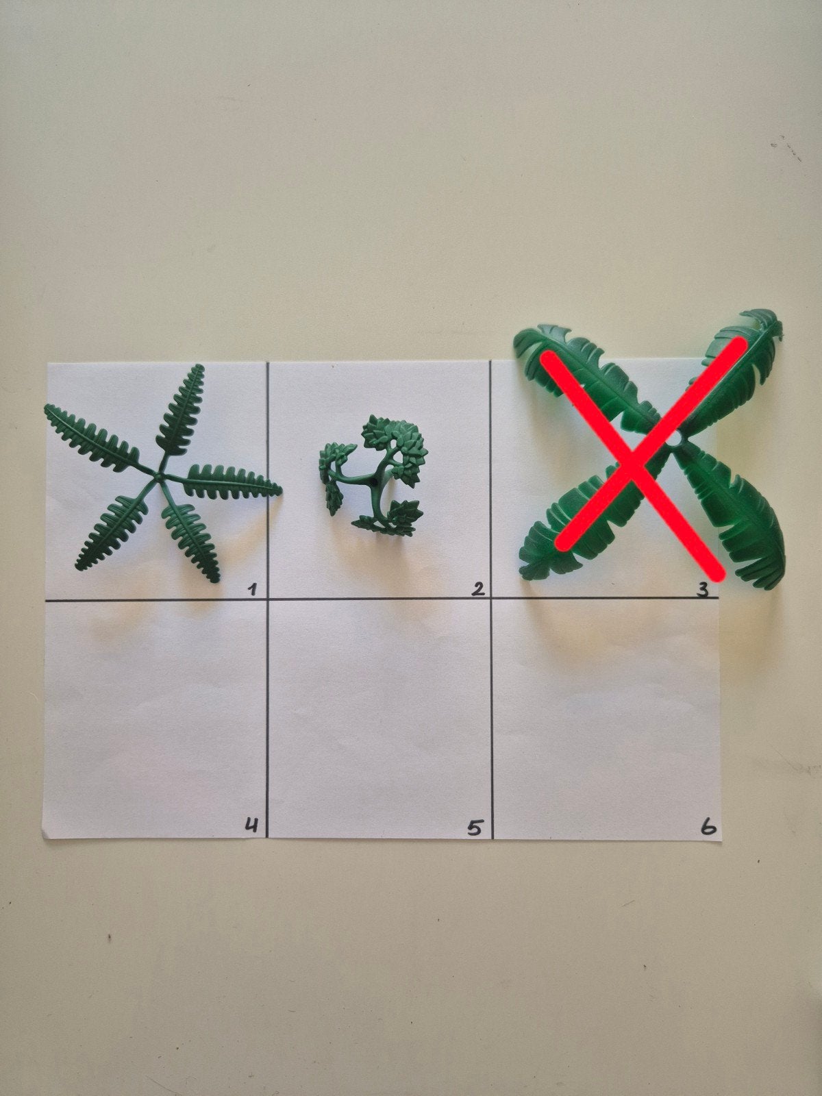 Playmobil onderdelen groen (plant, blad) 2, Ophalen of Verzenden, Gebruikt, Losse onderdelen, Overige typen