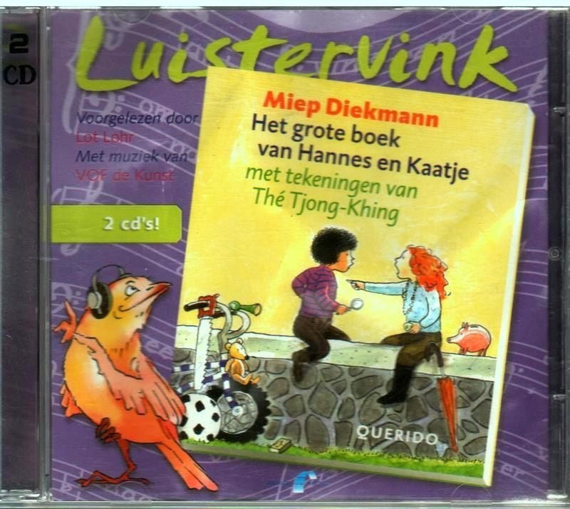 Luistervink # Miep Diekman - Het grote boek van Hannes en Ka, Boeken, Luisterboeken, Ophalen of Verzenden, Miep Diekman, Cd, Kind