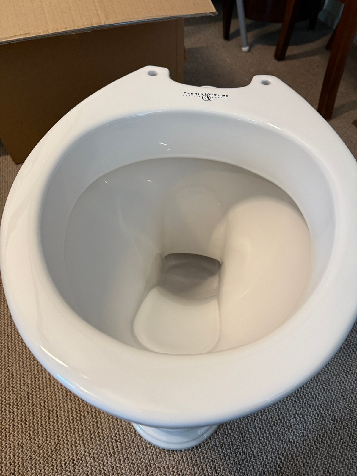 Perrin & Rowe victorian toilet nieuw in doos, Ophalen, Nieuw, Toilet