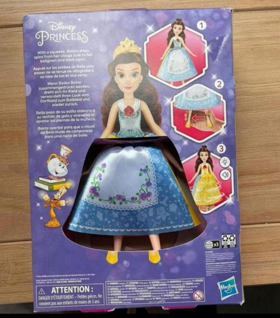 Disney pop prinses Belle, Ophalen of Verzenden, Assepoester of Belle, Zo goed als nieuw, Beeldje of Figuurtje