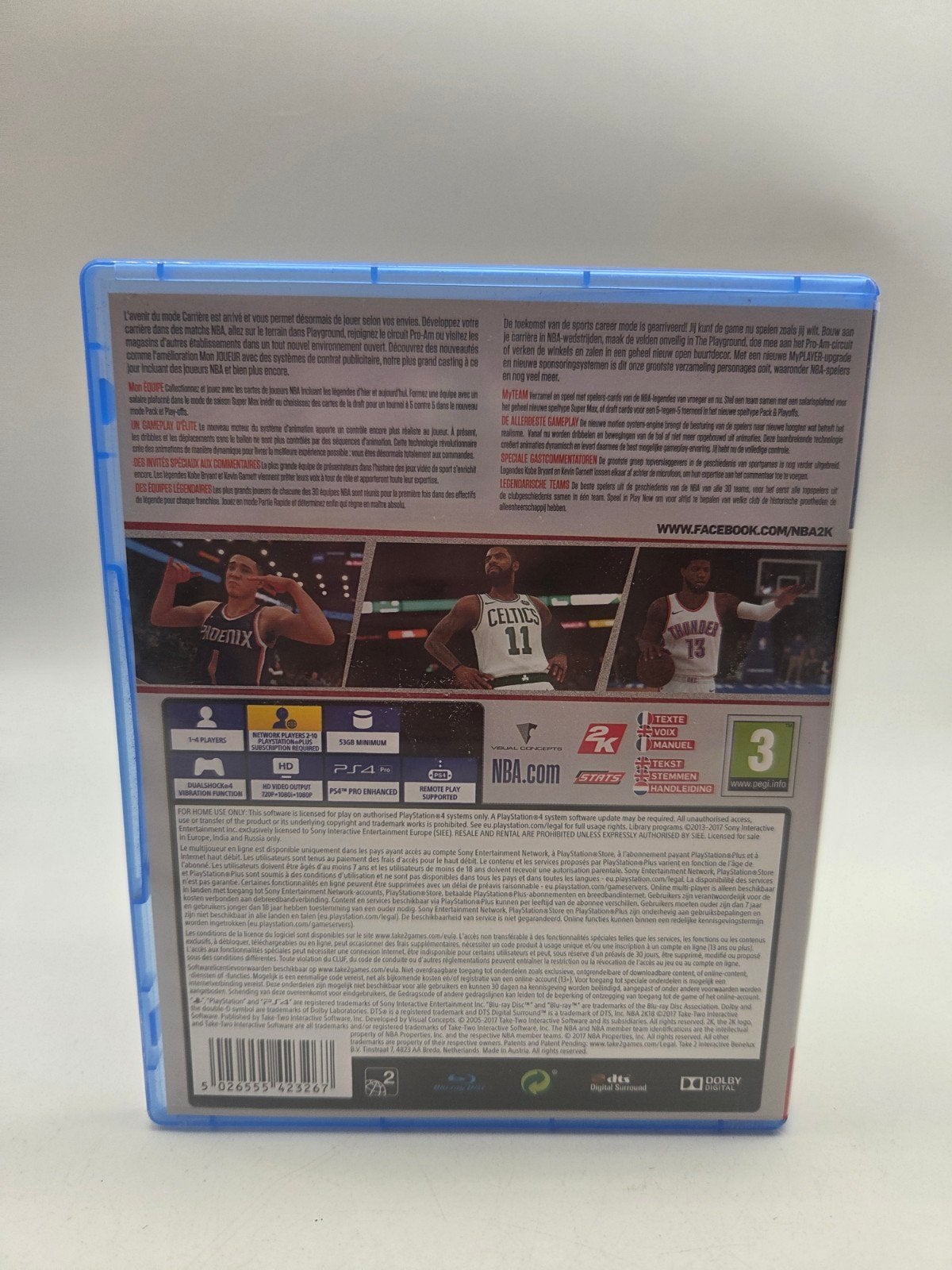 NBA 2K18 voor PS4 - Basketbalgame, 2K Games, Novato, CA 94949, USA, 2K Sports, Ophalen of Verzenden, Zo goed als nieuw