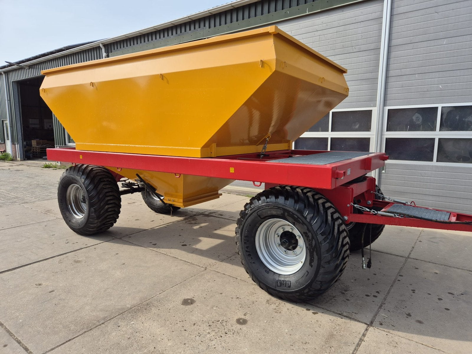 Mulder Graanwagen, Ophalen, Transport