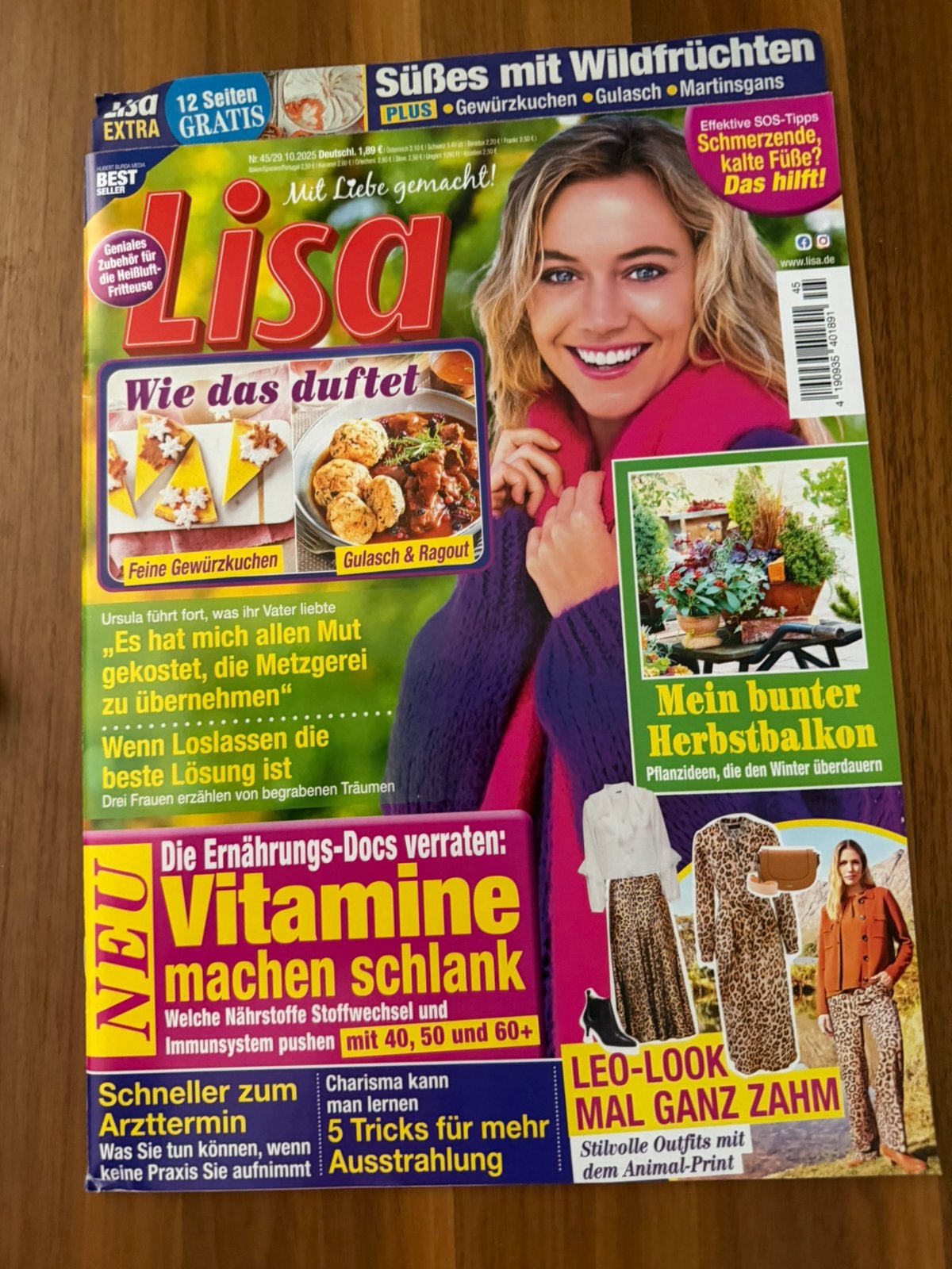 Duitse tijdschriften vnl 2025 koken leefstijl mode puzzels, Ophalen of Verzenden, Zo goed als nieuw, Damesbladen