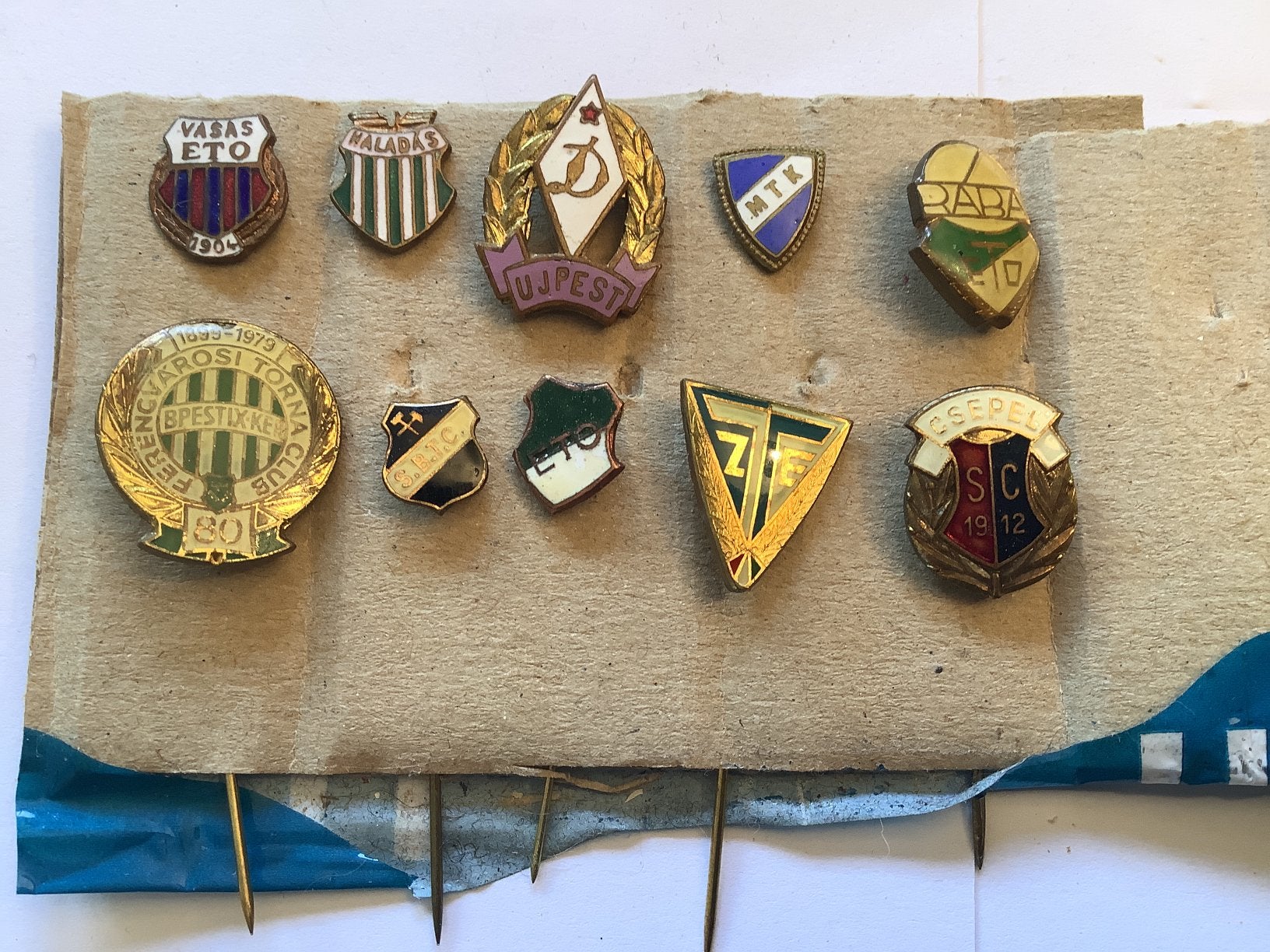 10 speldjes voetbal Hongarije, Ophalen of Verzenden, Zo goed als nieuw