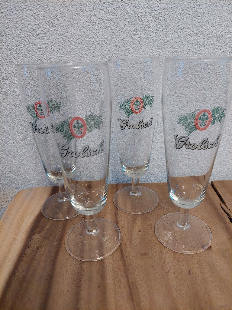 Bier glas: Grolsch, Verzamelen, Biermerken, Gebruikt, Glas of Glazen, Grolsch, Ophalen of Verzenden