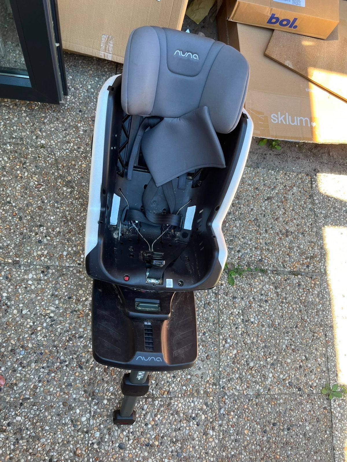 Nuna autostoel met Isofix en extra hoes, Ophalen of Verzenden, Gebruikt, Overige merken, Isofix