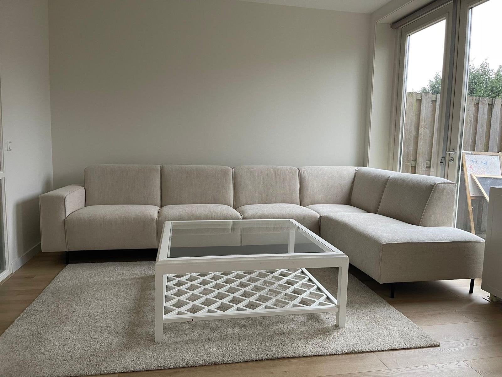 GRATIS Witte salontafel met ruitjespatroon (ROFRA HOME), Huis en Inrichting, Ophalen, Gebruikt, 100 tot 150 cm, Vierkant
