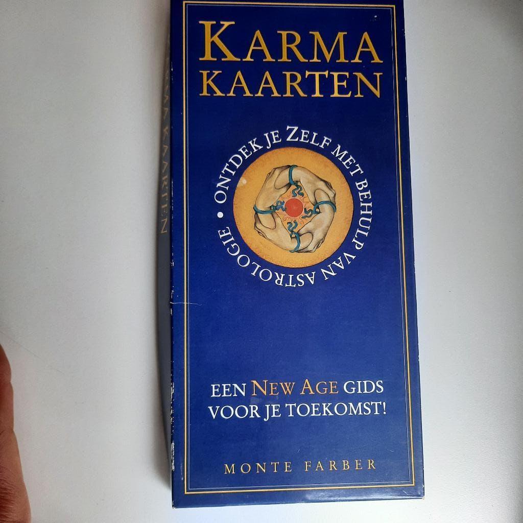 Karma kaarten Monte Farber tarot orakel, Boeken, Esoterie en Spiritualiteit, Verzenden, Zo goed als nieuw, Tarot of Kaarten leggen