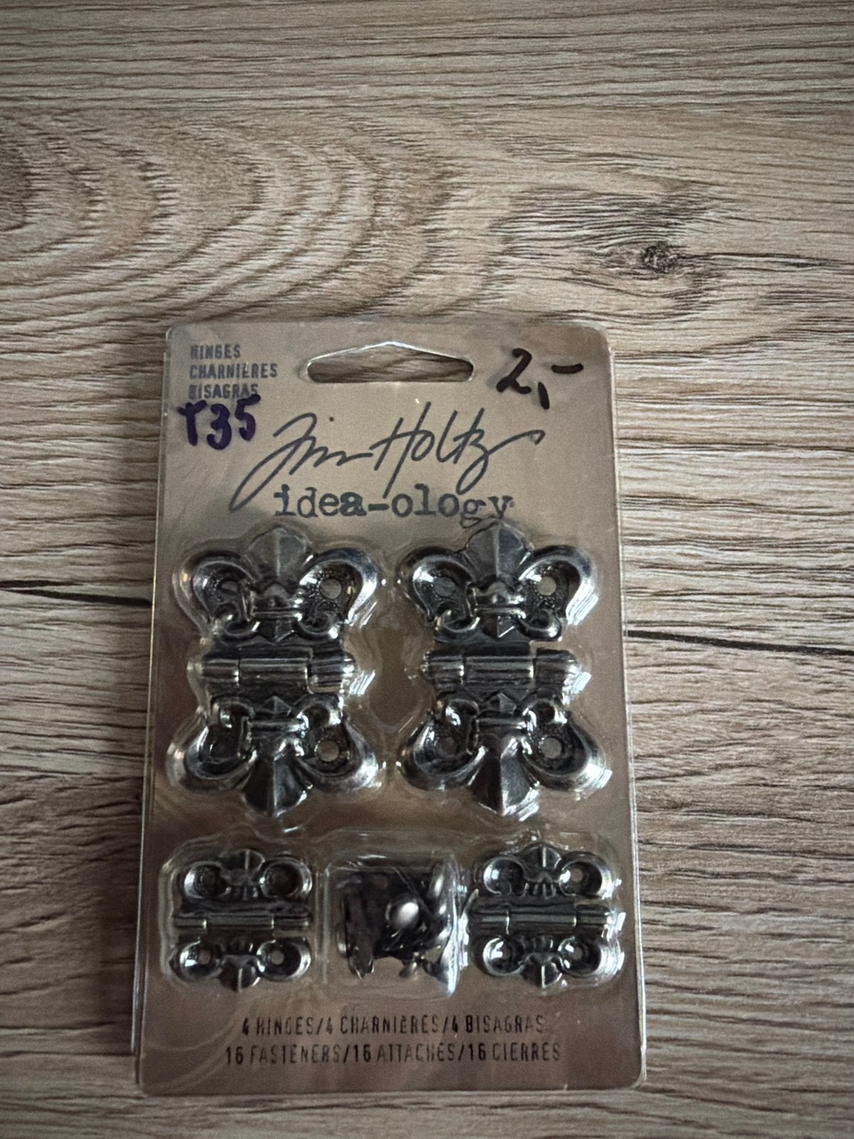 Tim Holtz Idea-ology Scharnieren (4 stuks), Ophalen of Verzenden, Nieuw