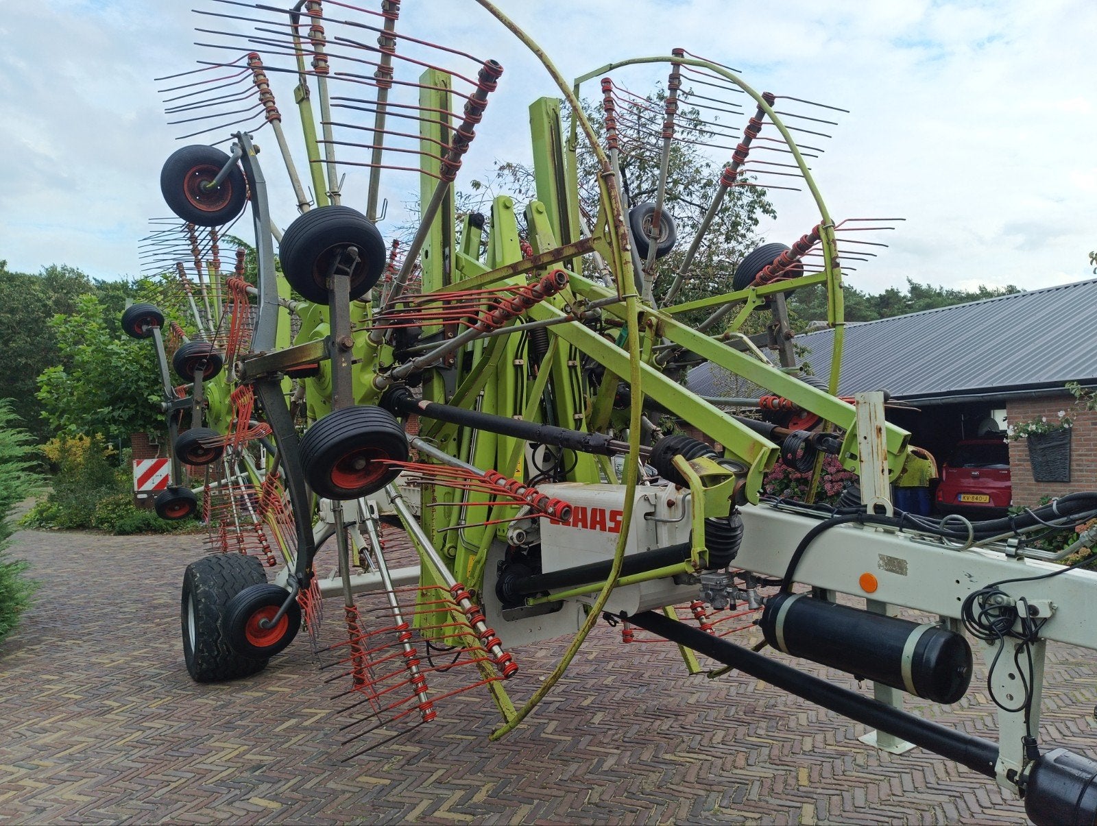 Claas liner 4000, Ophalen, Weidebouw