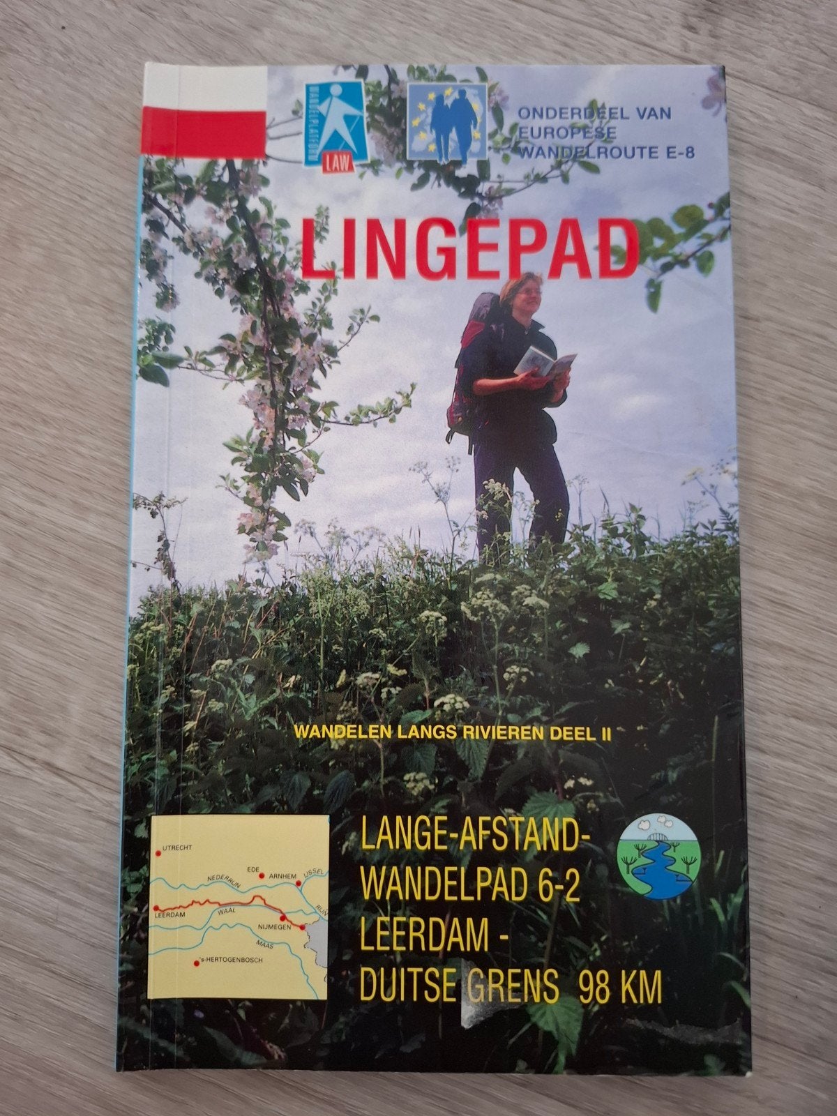Lingepad, deel 2 law 6-2 Leerdam- Duitse grens, Ophalen of Verzenden, Zo goed als nieuw, Europa
