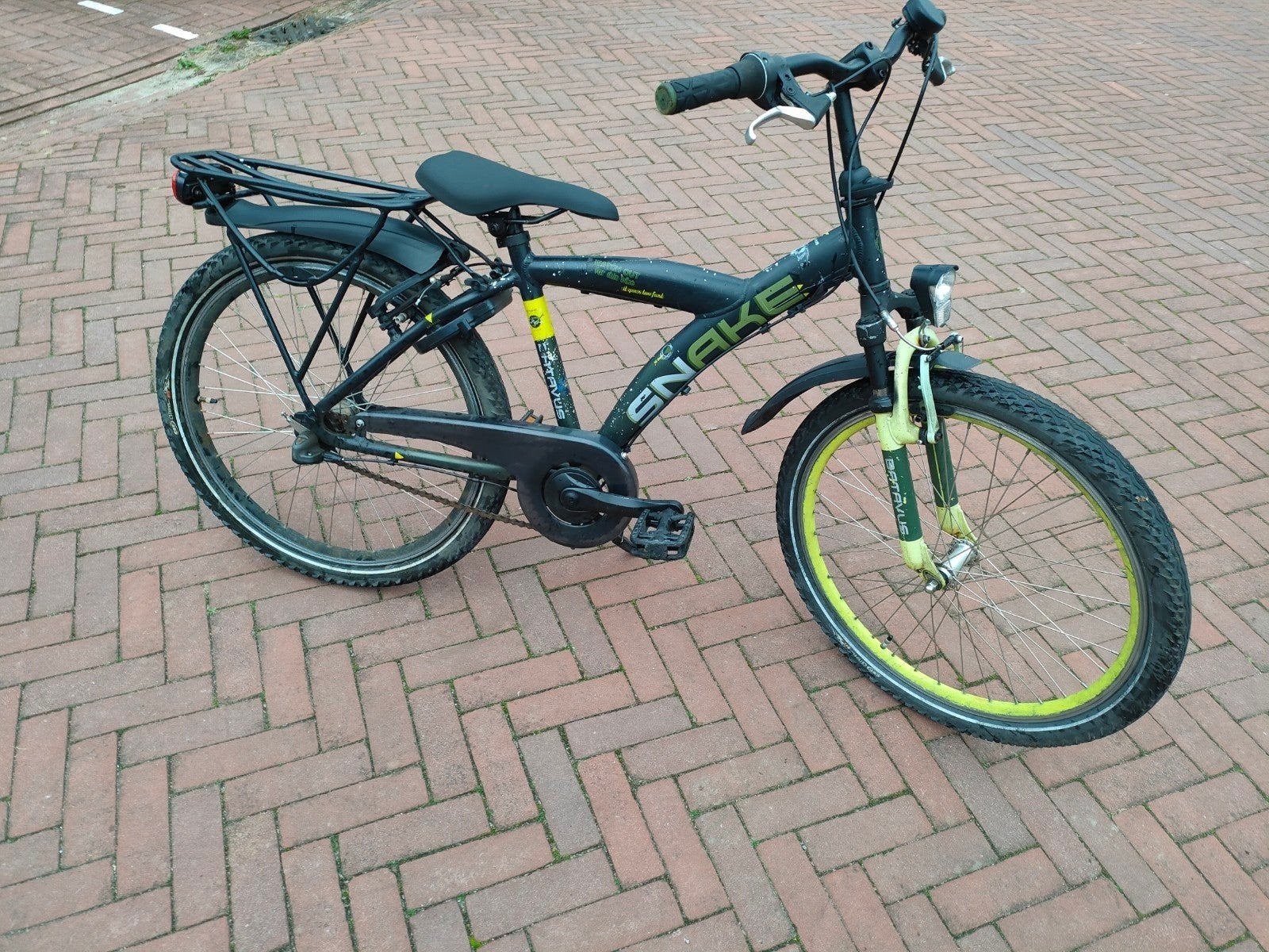 Batavus snake fiets 24 inch met 3 versnelling, Fietsen en Brommers, Ophalen, Terugtraprem, 24 inch, Batavus Snake fiets