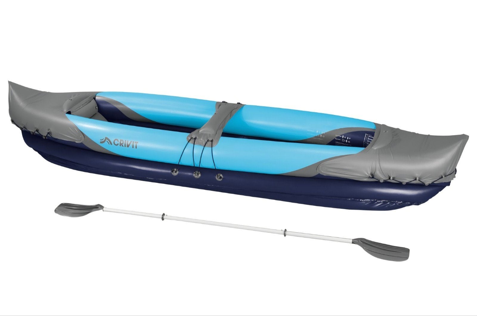CRIVIT 2-persoons opblaasbare kajak met peddel, Watersport en Boten, Ophalen of Verzenden, Opblaasbaar, Nieuw, 2-persoons