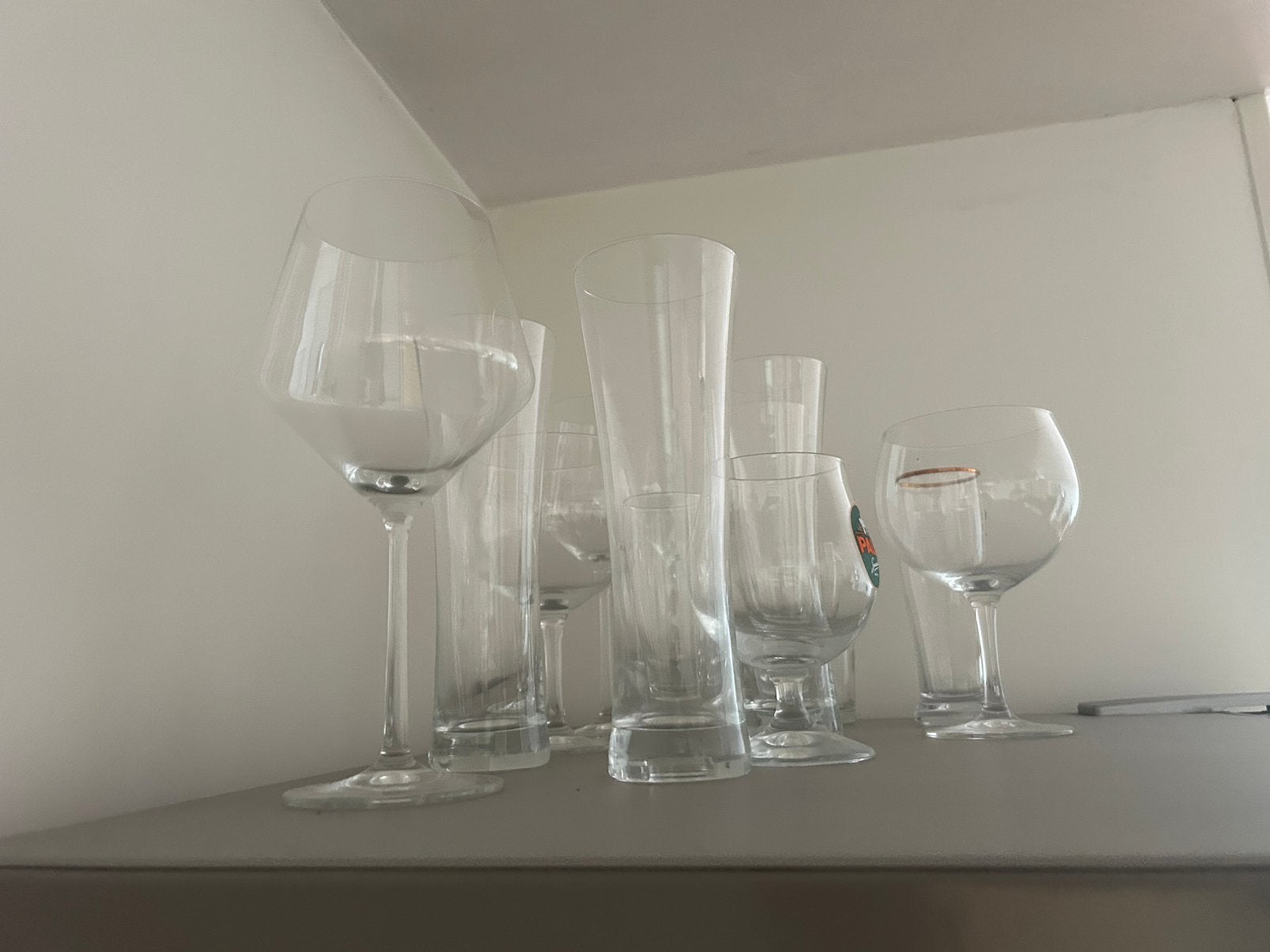 Gratis 8 Schott Zwiesel longdrinkglazen en wijnglazen, Ophalen, Zo goed als nieuw, Overige typen