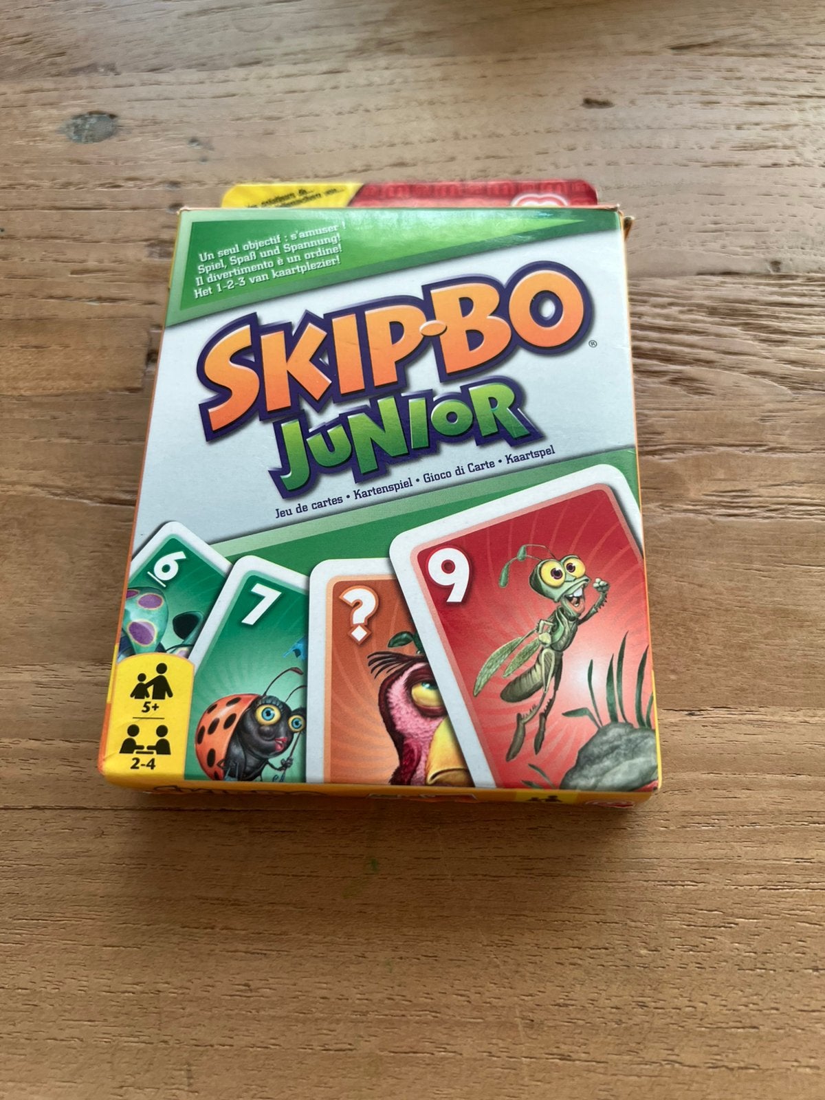 Skip-Bo Junior Kaartspel, Drie of vier spelers, Ophalen of Verzenden, Gebruikt